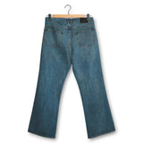 Willy Chavarria Flared Denim Jean - Blue Denim