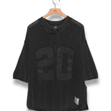 Represent Knitted Varsity Jacket - Vintage Grey