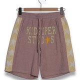 Kidsuper Terrycloth Stars Shorts - Pastel Pink