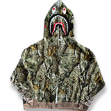 Saint Mxxxxxx x Bape Shark Zip Up Hoodie - Camo