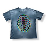 Alchemist Ripped Logo T-Shirt - Concrete