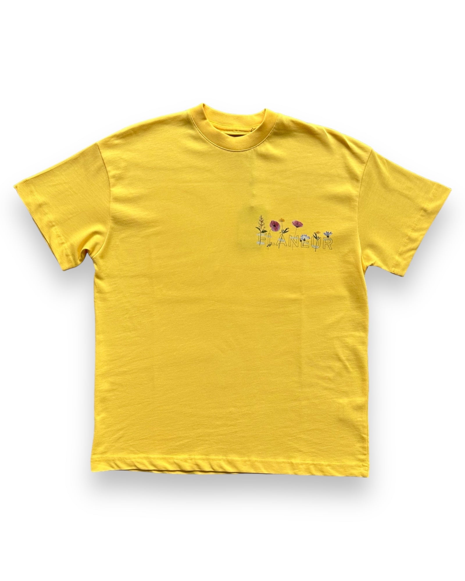 Flaneur Botanical T-Shirt - Yellow