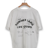 Nahmias Life Guard Script Boxy T-Shirt - White