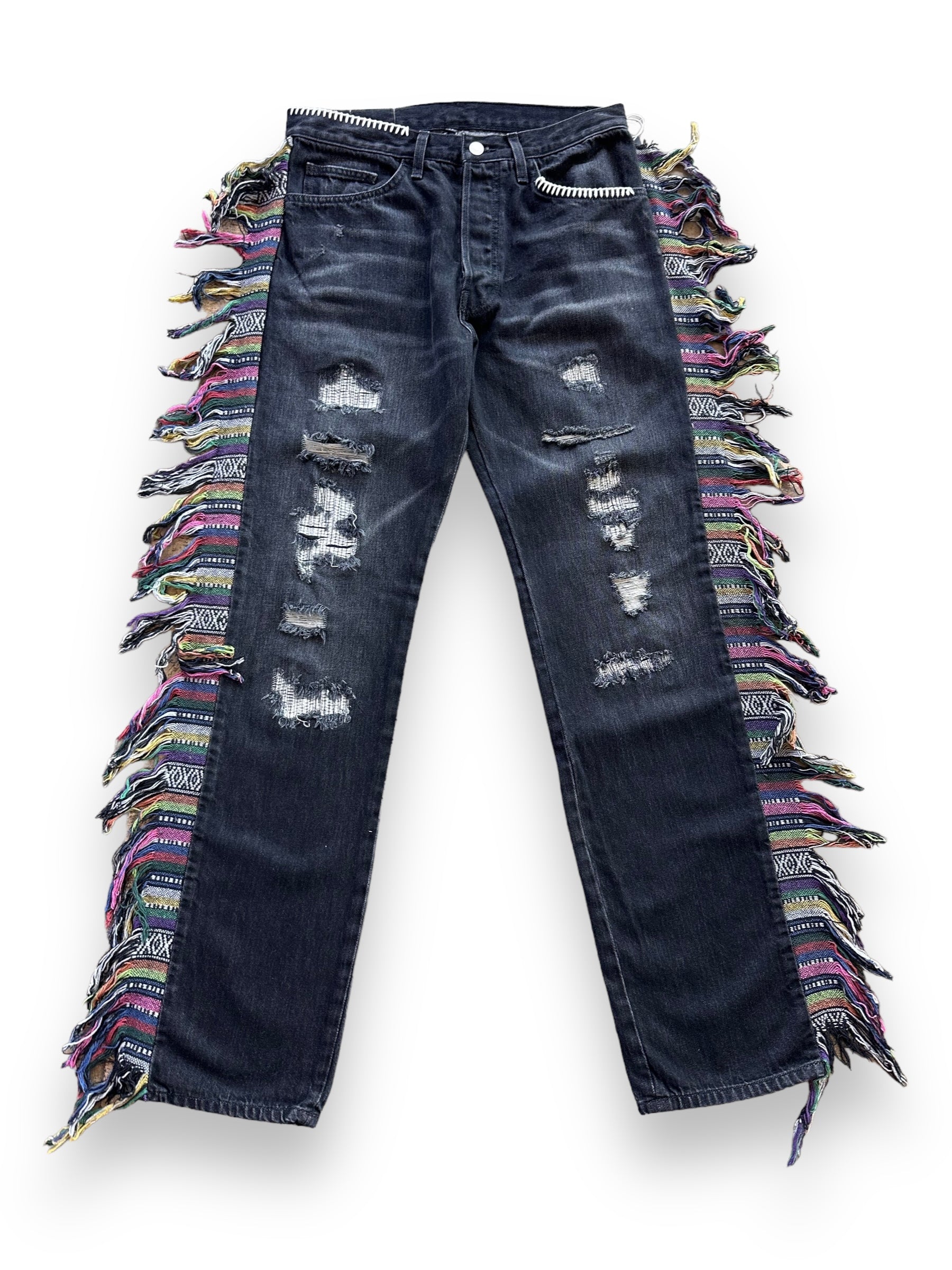 Alchemist Mickey Fringe Jeans Black