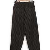 Willy Chavarria Toluca Pant - Black/White Stripe