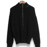 Marni Disheveled Cotton Zip Up - Black