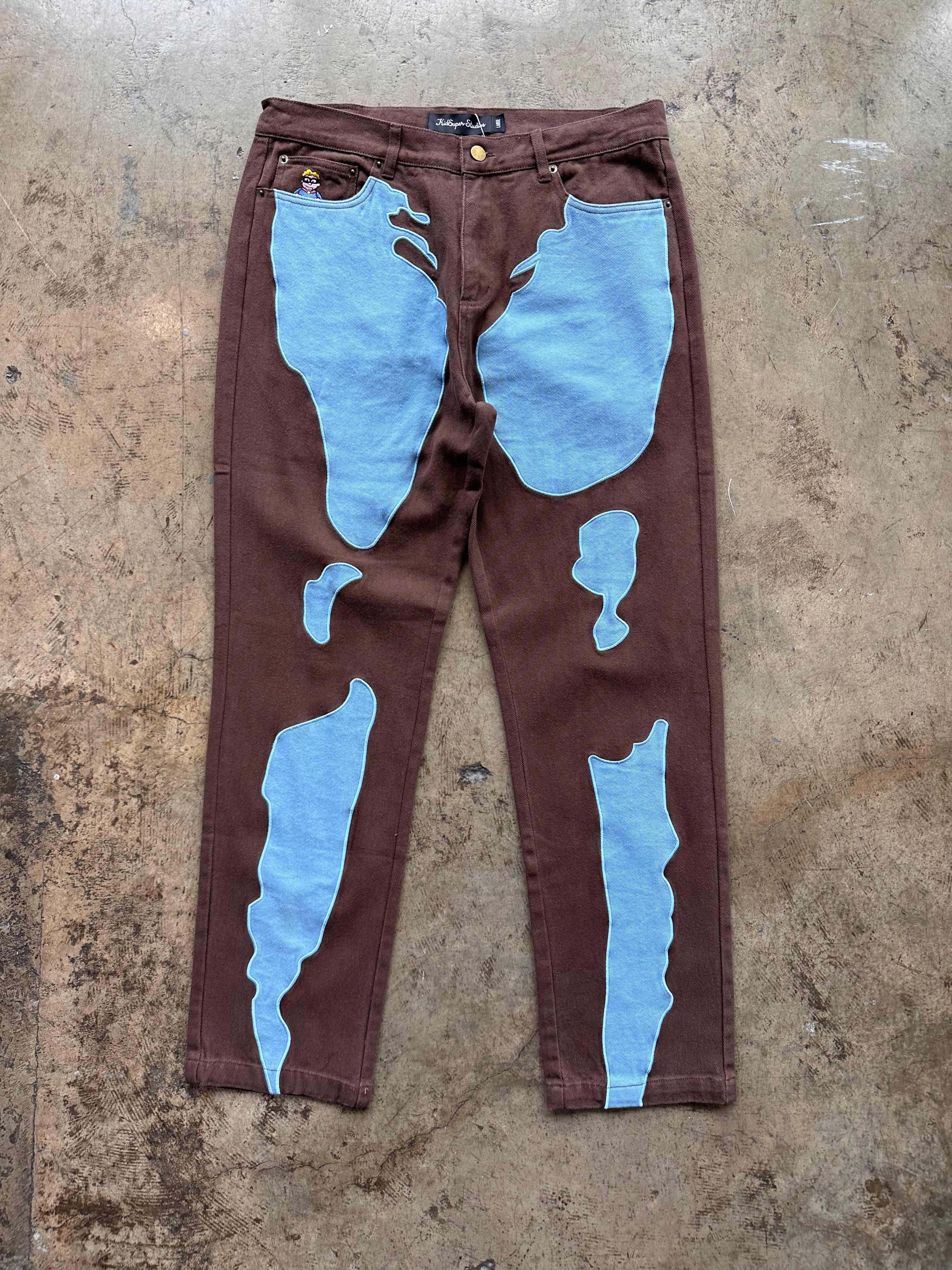 Kidsuper Women Body Denim Pant - Brown