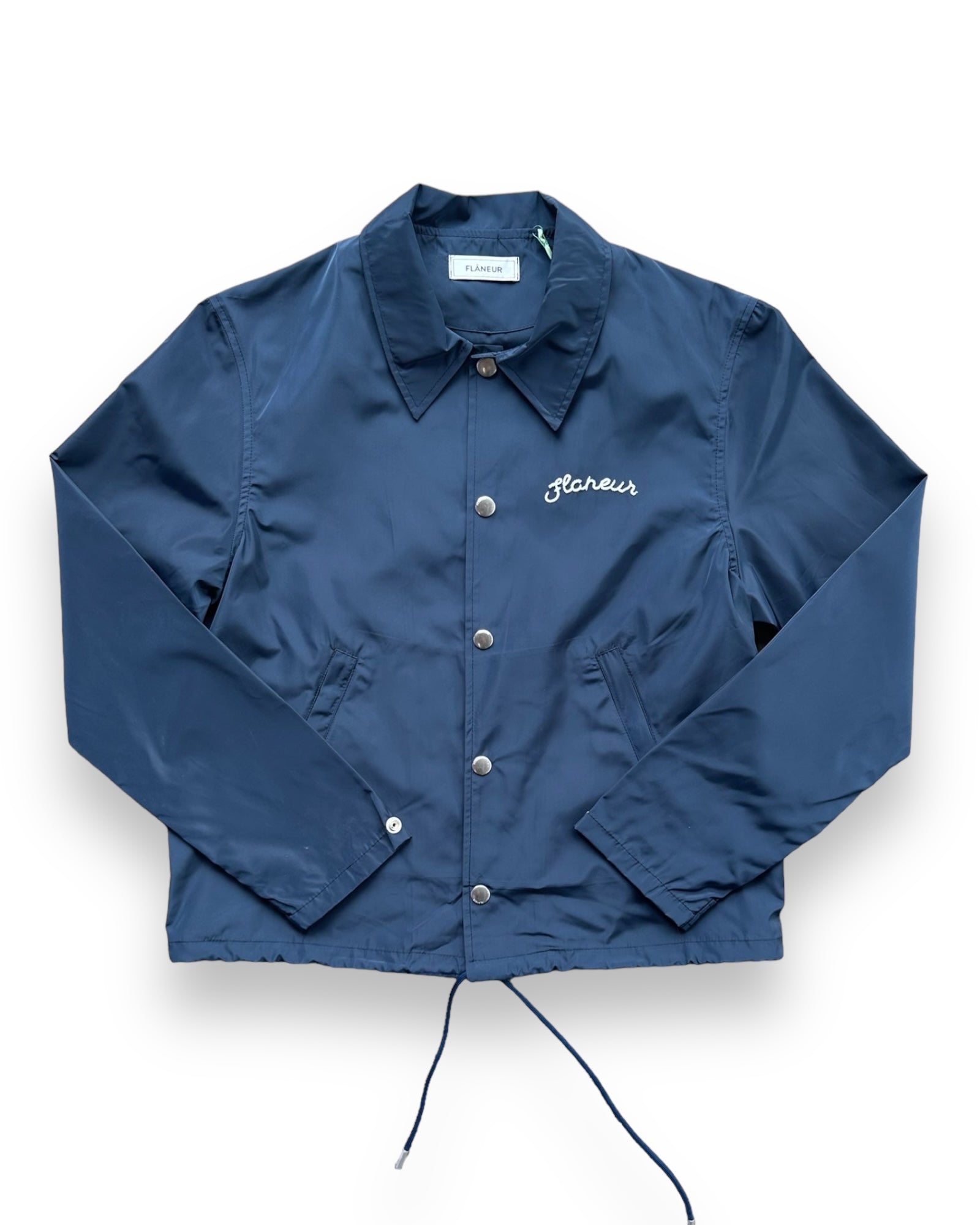 Flaneur Signature Coach Jacket - Navy