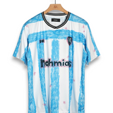 Nahmias Scribble Soccer Jersey - Blue Iris