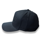 Midnight Rodeo MR Blackout Classic Logo Trucker - Jet Black