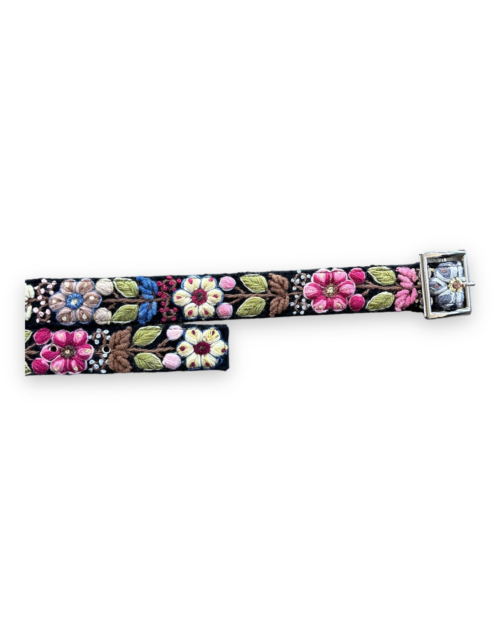 Nahmias Crochet Floral Belt - Multicolor