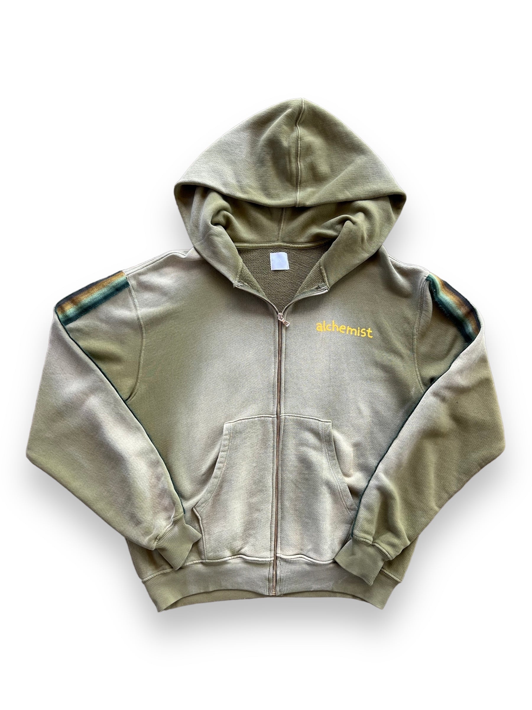 Alchemist Zip Up Hoodie Defender Green