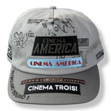 Paly Cinema Troisi 5 Panel Hat - Light Grey