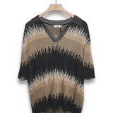 Commas Frequency Wave Jacquard Polo