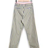 Marni Striped Cotton Trouser - Baltic