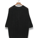 Represent Knitted Varsity Jacket - Vintage Grey