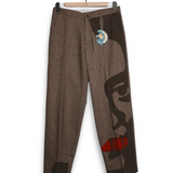 Kidsuper Patchwork Face Suit Bottom - Brown