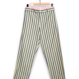 Marni Striped Cotton Trouser - Baltic