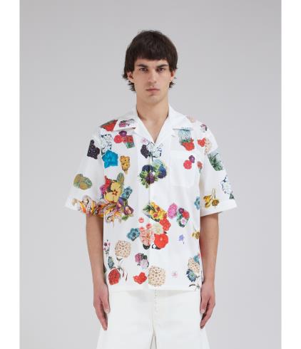 Marni Flowers Collage White