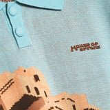 House Of Errors The Apartments Knitted Polo - Blue