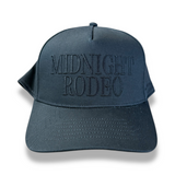 Midnight Rodeo MR Blackout Classic Logo Trucker - Jet Black