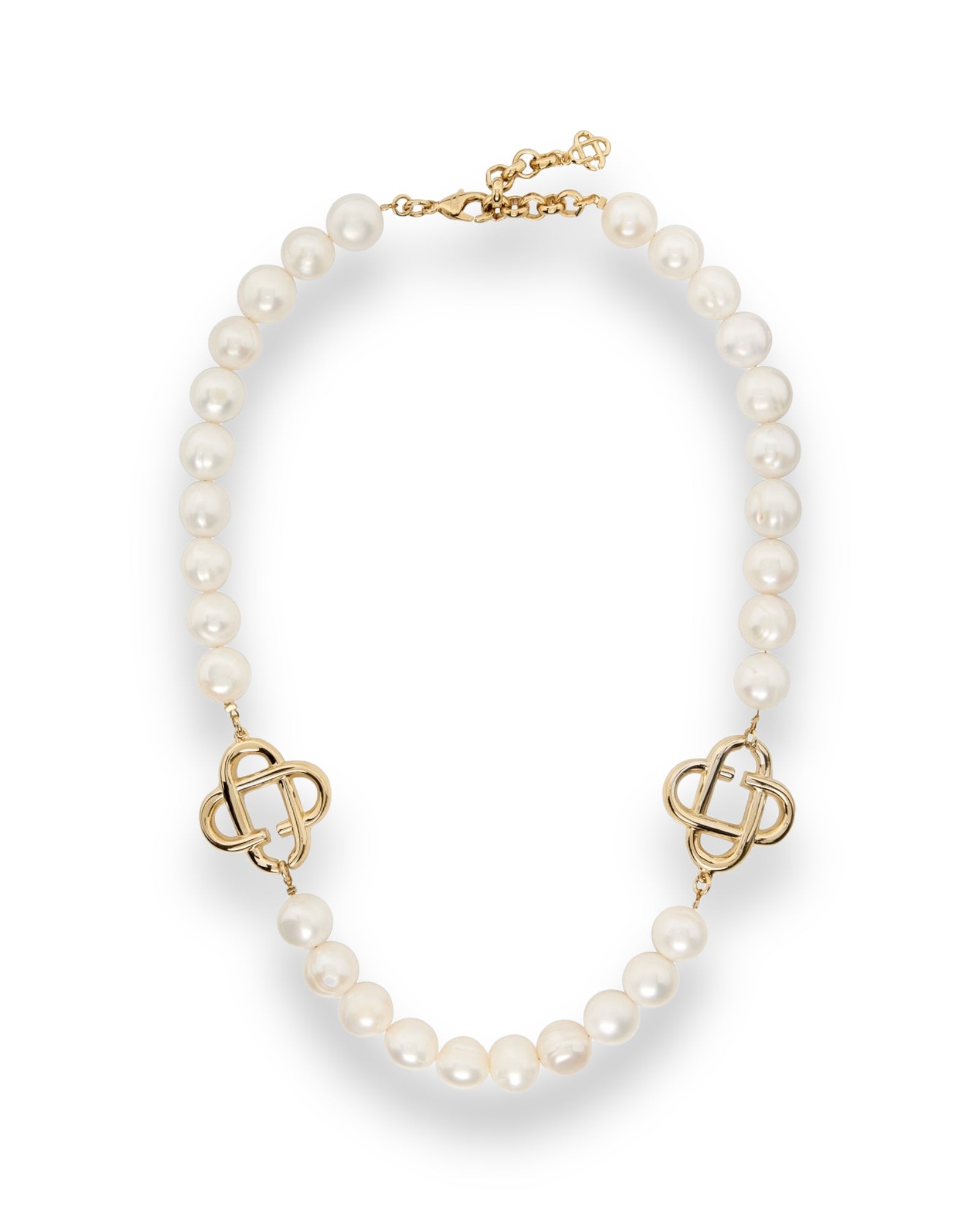 Casablanca Necklace - White/Gold