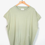 Rhude Classique Cutoff Sleeve Top - Washed Seafoam