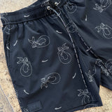 Nahmias Mermaid Swim Trunks Black