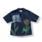 Marni Big Tulip Poplin Shirt - Black