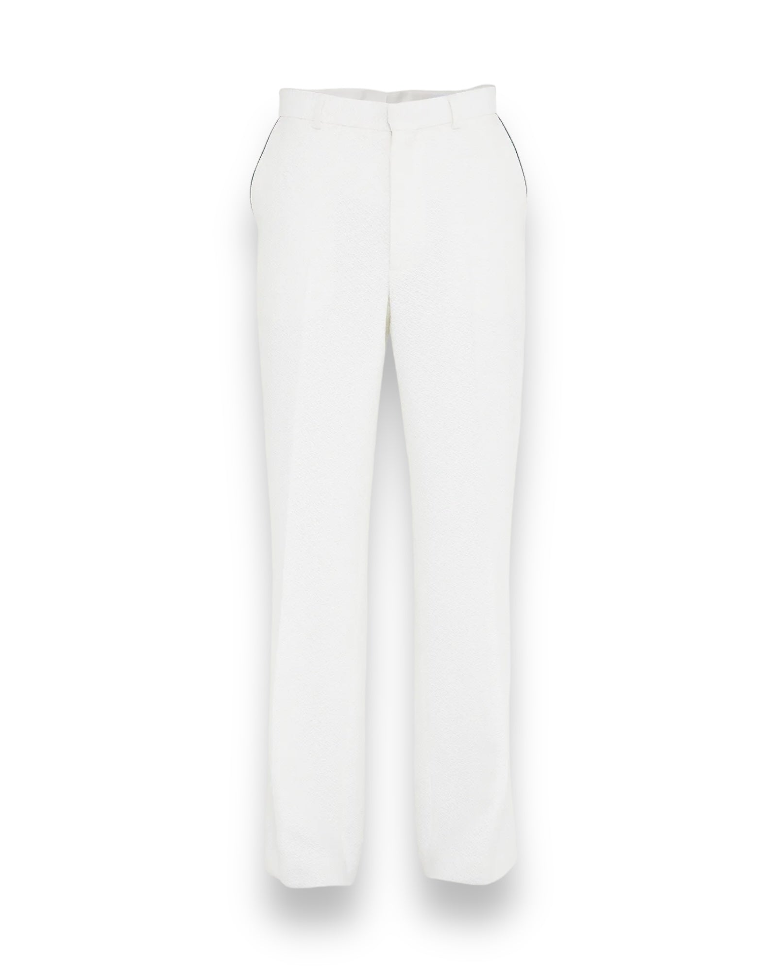 Casablanca Textured Tailoring Straight Leg Trouser - Off White