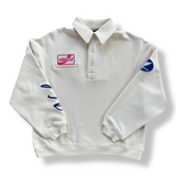 Nahmias L/S Polo Henley Shirt - Egg White