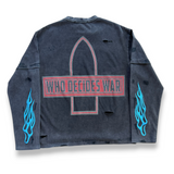 Who Decides War Flame Glass Double Jersey - Coal