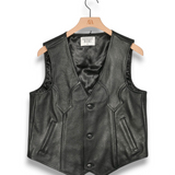 Midnight Rodeo Suede Vest - Back