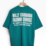Willy Chavarria Fashion Services Standard Tee - Prouve Green