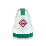 Casablanca Leather Court Sneaker - White/Green