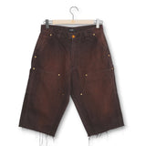Willy Chavarria Workwear Carpenter Short - Uniform Brown