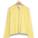 Second Layer Friends Zip Sweater - Citron