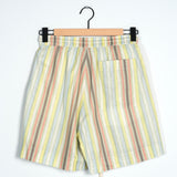 Commas Sereno Stripe Relaxed Short - Yellow Stripe