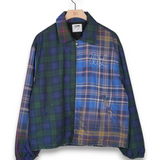 Warren Lotas Hybrid-Plaid Nylon Jacket