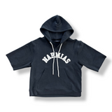 Nahmias Cut Off Hoodie - Black