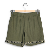 Commas Resort Short - Dark Taupe