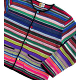 Saint Mxxxxxx x Lastman Striped Multicolor Cardigan