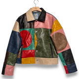 Kidsuper Patchwork Leather Jacket - Multi