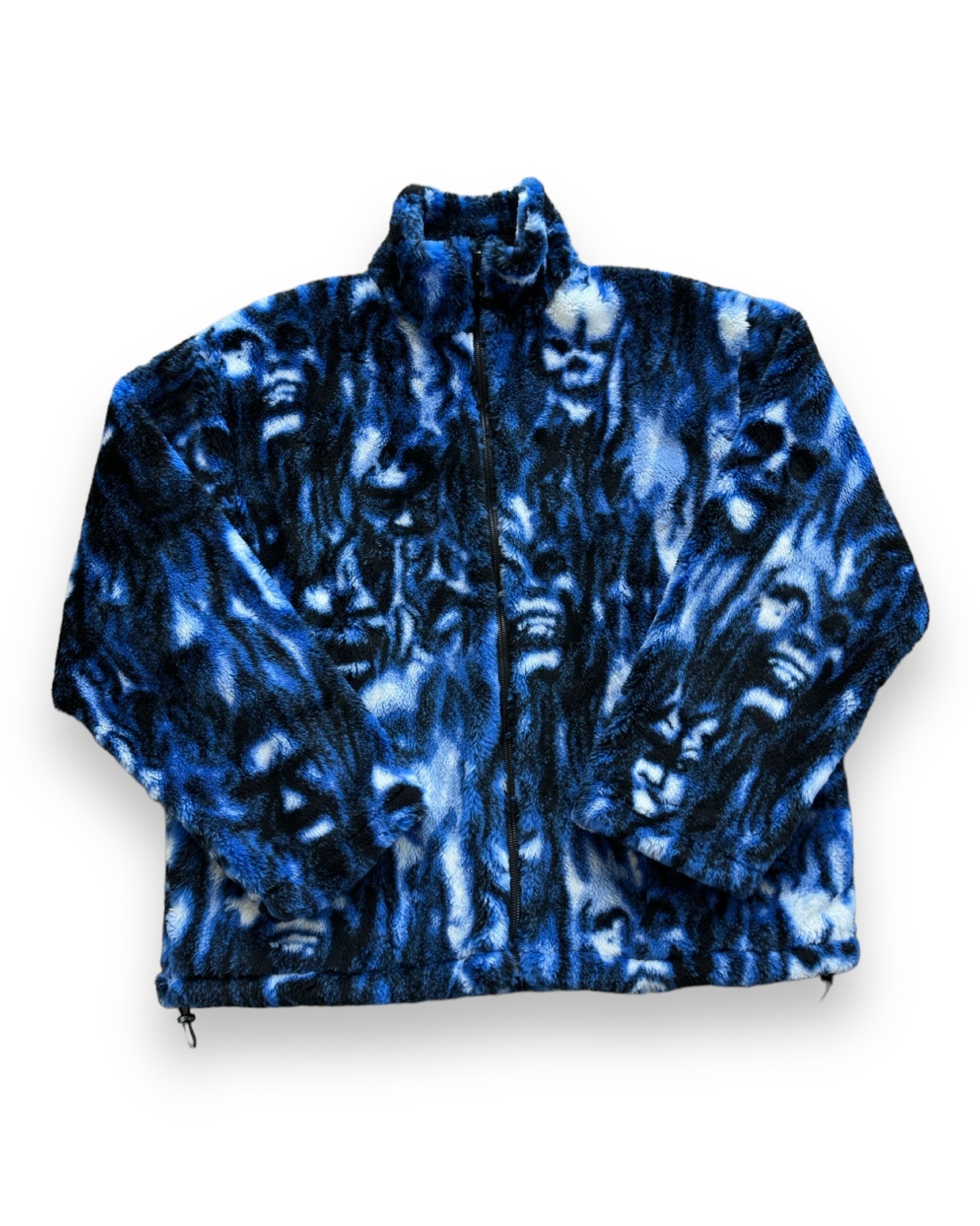 Warren Lotas Wall of Flesh Zip Up Jacket - Blue