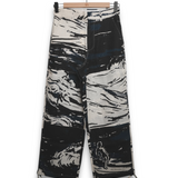 Commas Painted Surf Patch Trouser - Navy