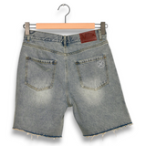 Midnight Rodeo Distressed Blue Denim Shorts