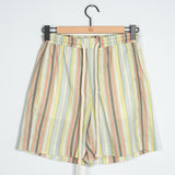 Commas Sereno Stripe Relaxed Short - Yellow Stripe