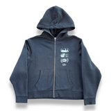 Midnight Rodeo Auto Full-Zip Hoodie - Distressed Black