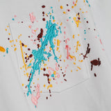 House Of Errors Embroidered Paint Splatter Tee - White