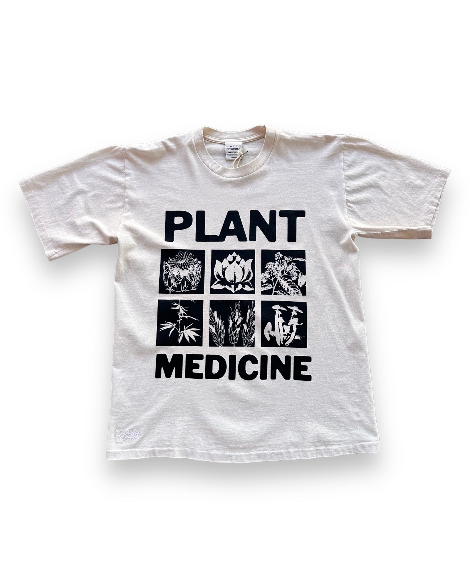 CRTFD Plant Medicine Tee - Natural